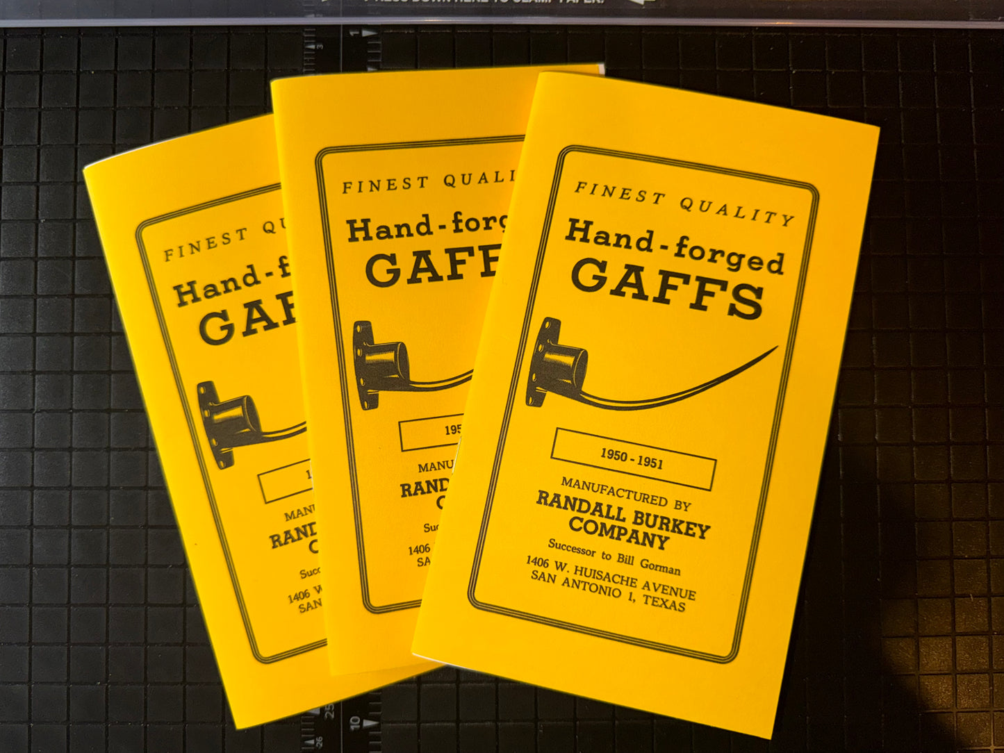 Randall Burkey Gaff catalog-paper copy