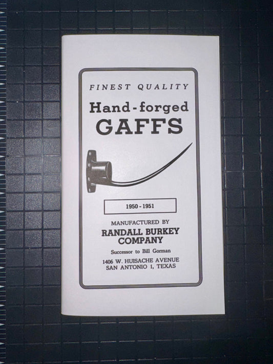 Randall Burkey Gaff catalog-paper copy